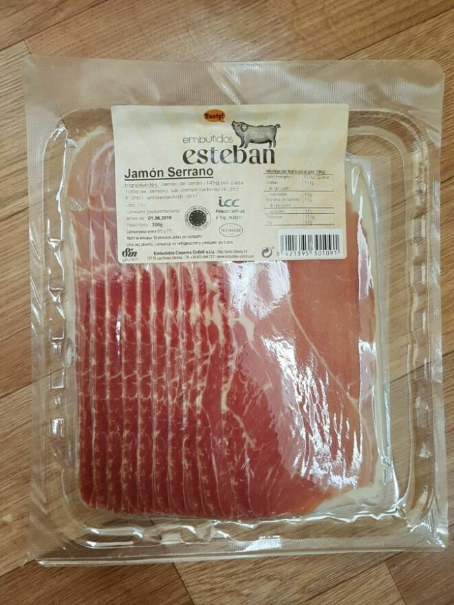 Хамон Esteban  нарезка слайсированный 200 грм