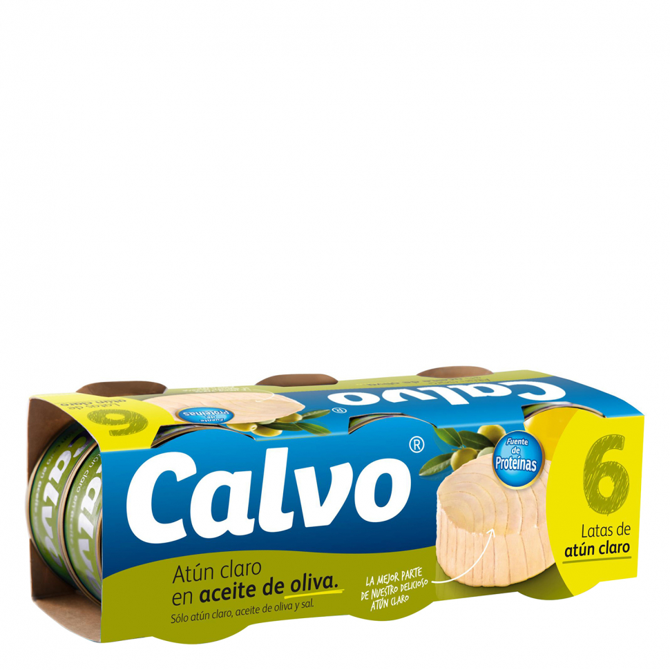 Тунец в оливковом масле Calvo 6 шт *52 грамма