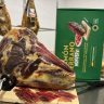 Хамон Serrano Monvervi без кістки 1.8-2 кг з підставкою і ножем