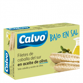 Филе скумбрии в оливковом масле с низким содержанием соли  Calvo 82 грамма