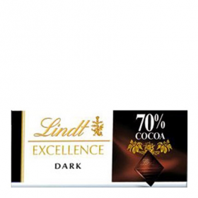 Шоколад черный 70% Lindt Excellence 35 грамм 