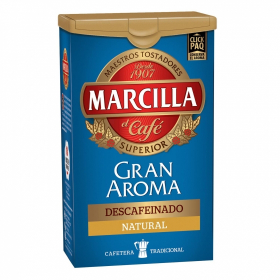 Кофе натуральный молотый без кофеина  Gran Aroma Marcilla 200 грамм