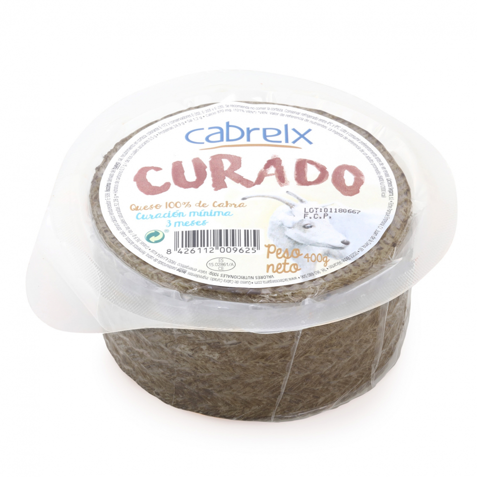 Сыр из козьего молока mini curado de cabra Cabrelx 400 грамм