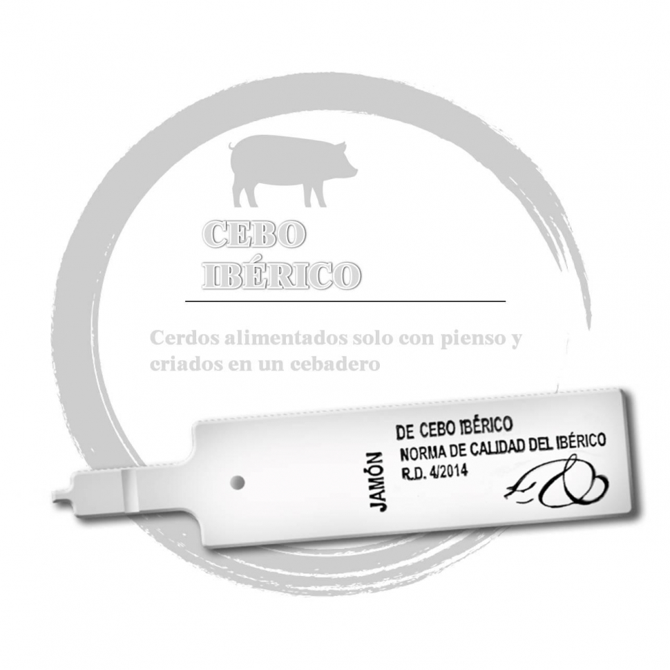Хамон "Палета" cebo ibérica 50% raza ibérica semideshuesada Legado El Pozo