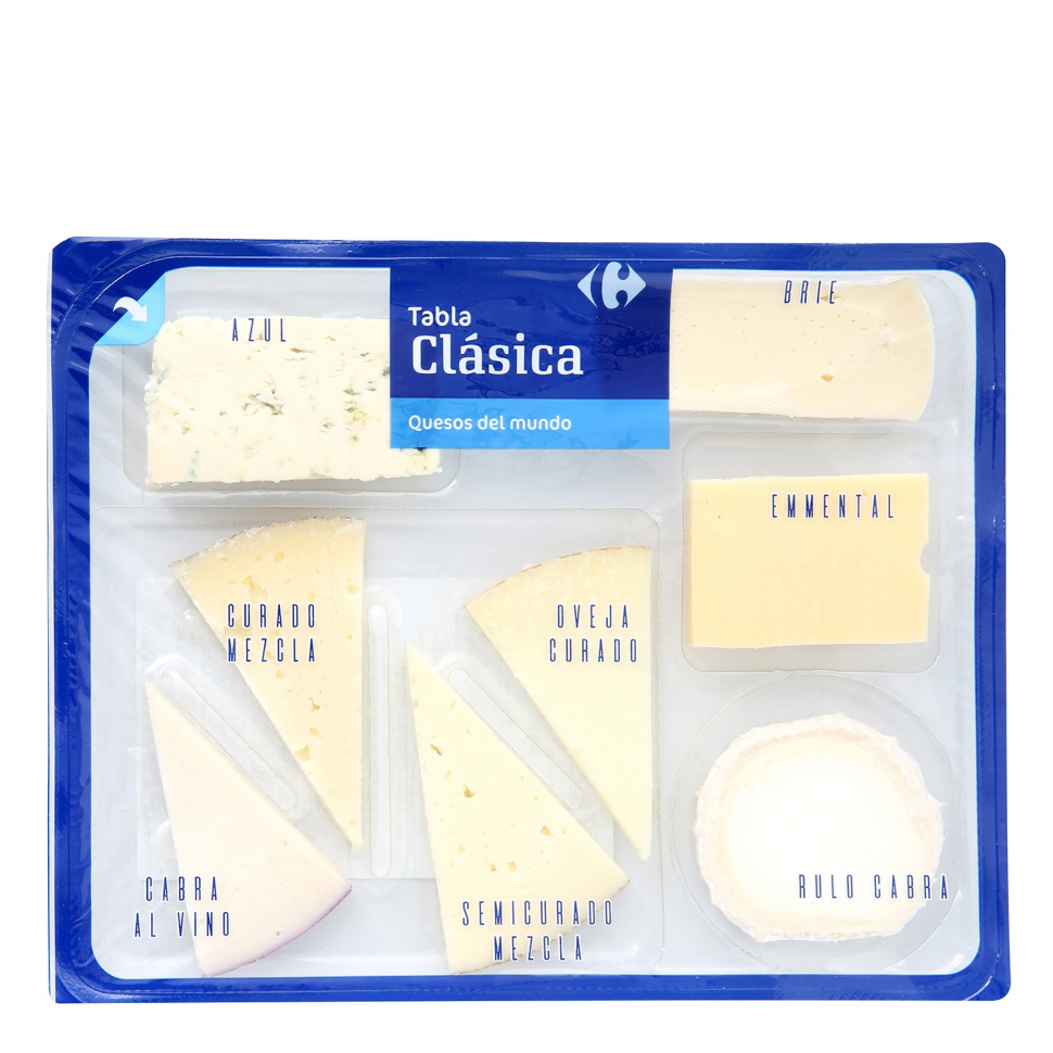 Набор испанских сыров Tabla clásica quesos del mundo Carrefour  300 грамм