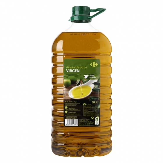 Оливковковое масло virgen Carrefour 5 л