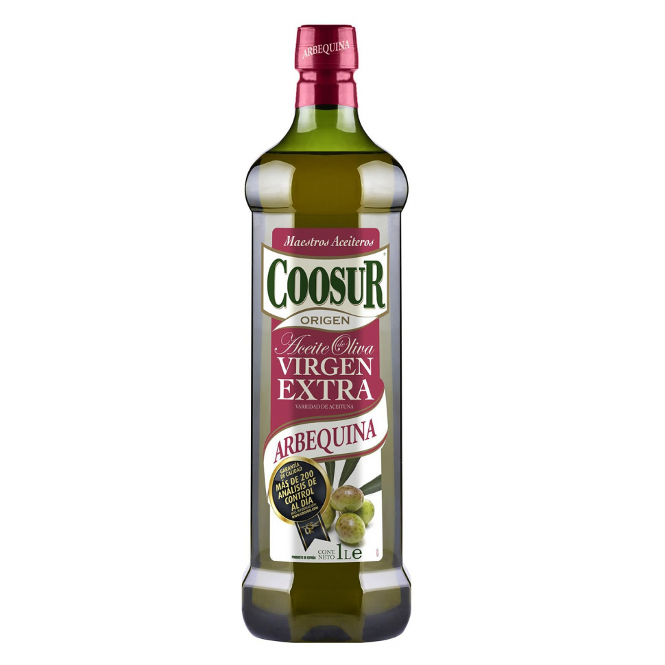 Оливковое масло  virgen extra arbequina Coosur 1 л