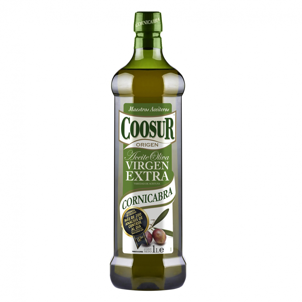 Оливковое масло cornicabra  virgen extra Coosur 1 л 